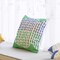 Deerlux 16" Handwoven Cotton Throw Pillow Cover with Ribbed Line Dots and Wave Border, Green QI004315.GN - alternate 5